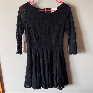 Coveted Clothing black lace dress